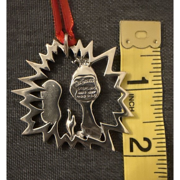 Hand & Hammer 2002 Dr Seuss Grinch Sterling Silver Christmas Ornament Rare! - Picture 8 of 14